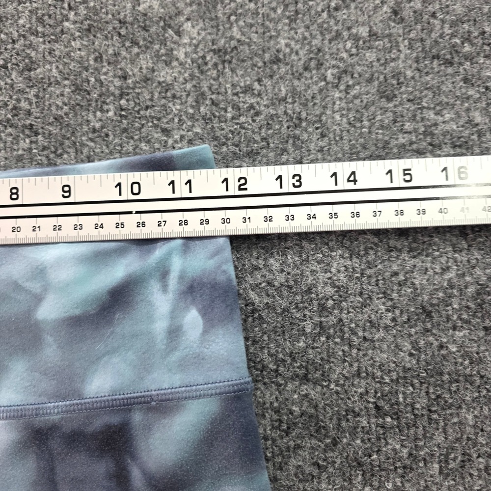 Athleta Elation Leggings High Rise Tie Dye Watercolor Blue Gray XS Yoga Tights - Picture 7 of 10